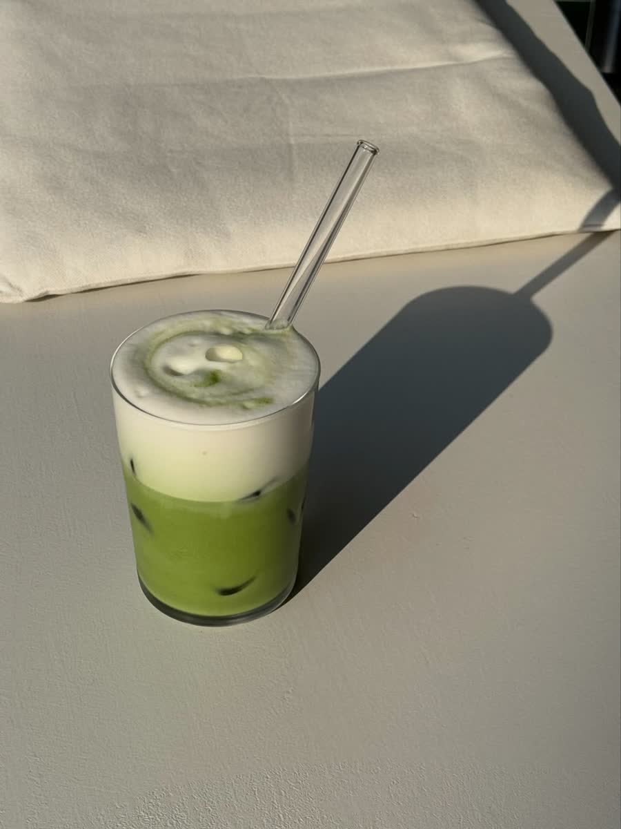 venue – Iced Matcha Latte
